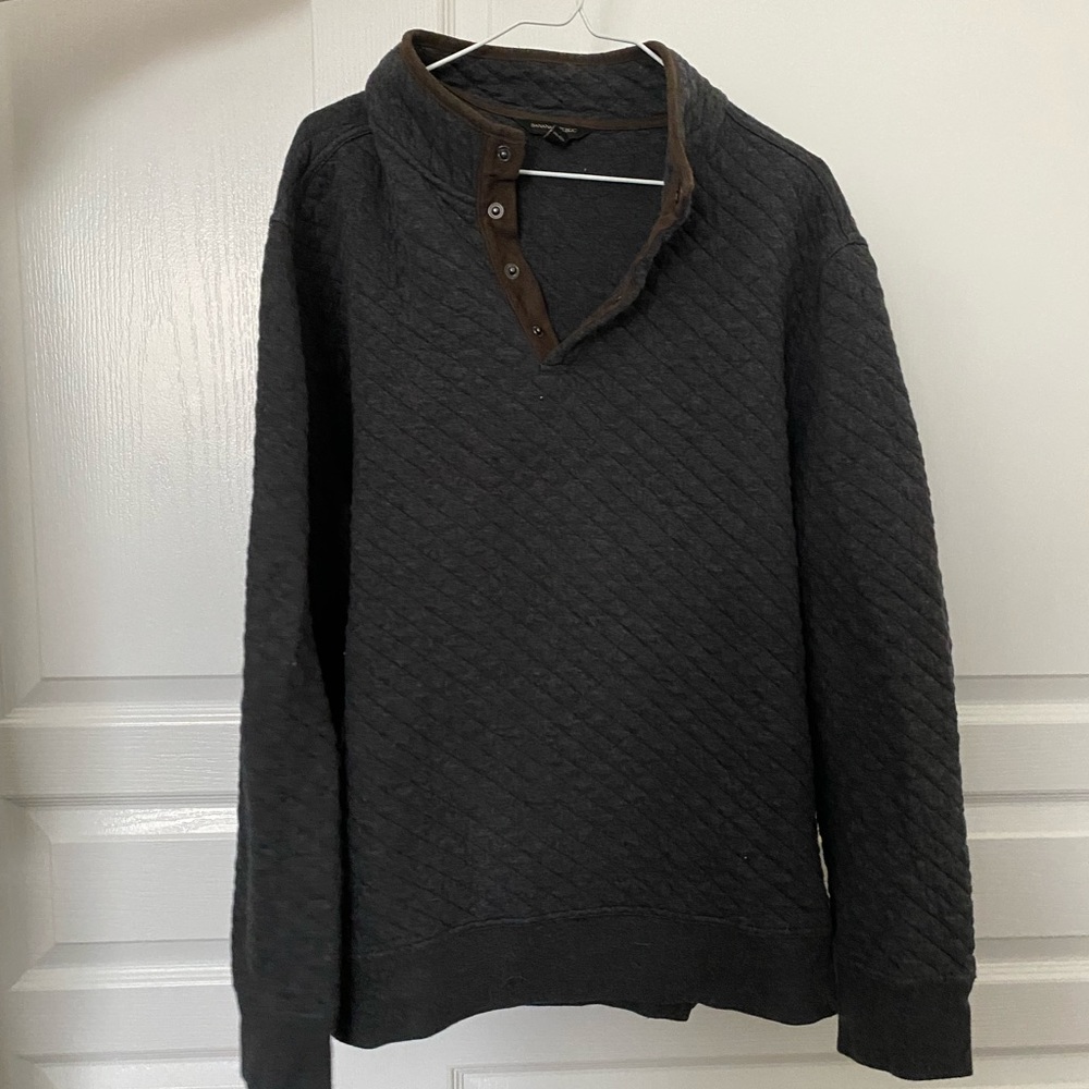 Banana Republic Factory mens quilted popover